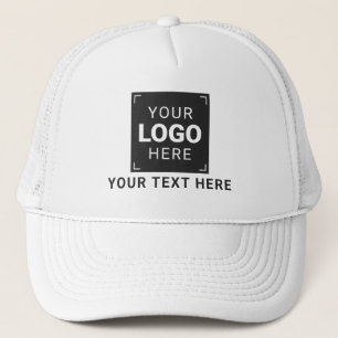 Boné Envie seu logotipo e mensagem personalizada