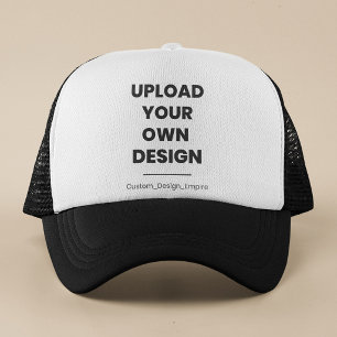 Boné Envie Seu Próprio Design Aqui Modelo Personaliza