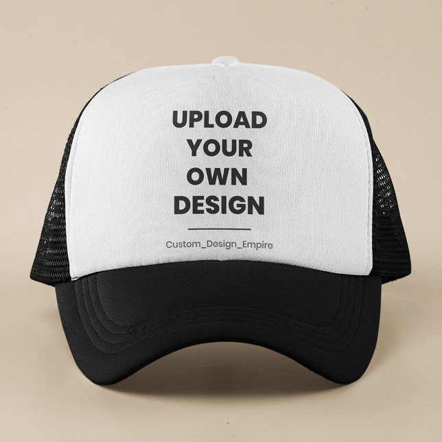 Boné Envie Seu Próprio Design Aqui | Modelo Personaliza (Criador carregado)
