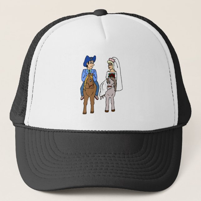 Boné Equestrian Wedding Horse Theme Wedding Node Groom (Frente)