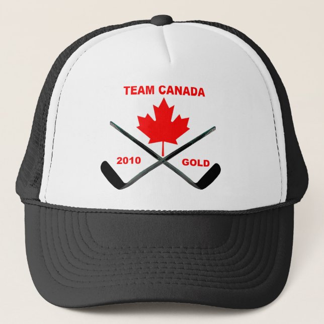 BONÉ EQUIPE CANADA-GOLD-HAT (Frente)