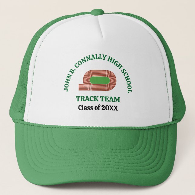 Boné Equipe de atletismo do Green High School personali (Frente)