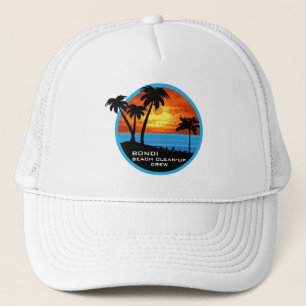 Boné Equipe de Voluntários para Limpeza de Praia