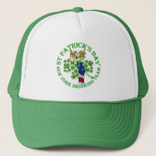 Boné Equipe do bebendo de New York St Patrick