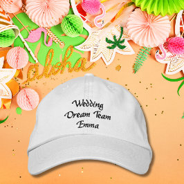 Boné Equipe dos Sonhos de Casamento,Noiva, Despedida de