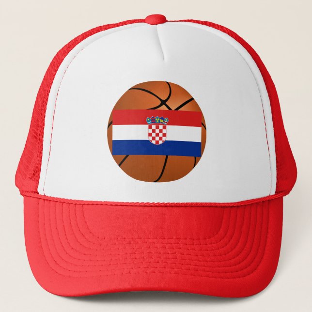 Boné Equipe Nacional de Basquete da Croácia (Frente)