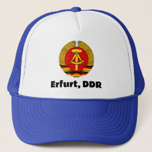 Boné Erfurt, DDR, GDR, Erfurt, Alemanha Oriental Ossi