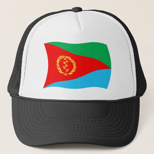 Boné Eritreia Flag Hat (Frente)