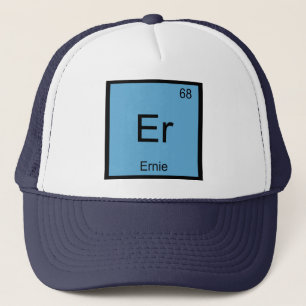 Boné Ernie Name Chemistry Elemento Periódico