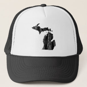 Boné Esboço afligido do estado do Michigan