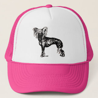 Boné Esboço original com crista chinês do cão