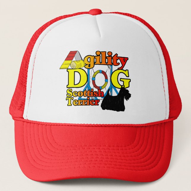 Boné Escocesa_Terrier_Agilidade (Frente)