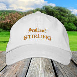 Boné Escócia & STIRLING fashion / Patriotas Escoceses<br><div class="desc">Chapéus bordados: Scotland & Stirling fashion beisebol / chapéus de caminhoneiro para patriotas escoceses - ame meu país, viagem, fãs de férias / esportes</div>