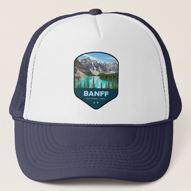 Boné Escudo do Parque Nacional Banff (Frente)