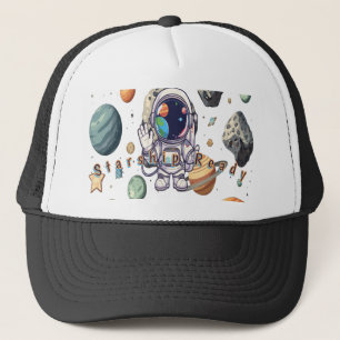 Boné Espacial Estelar - Chapéu Parecido com Galáxi
