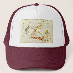 Boné Espelho de Urânia, Mapa Celeste de Astronomia Anti