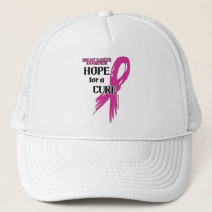 Boné Esperança por um Friso Curto/Torno... Cancer de Ma
