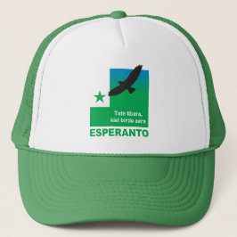 Boné Esperanto / "Tute libera, kiel birdo aera",