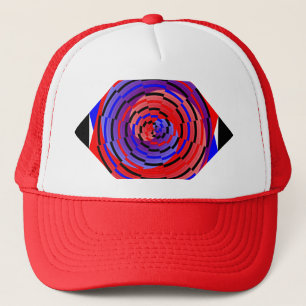 Boné Espiral Red & Blue Counter de Kenneth Yoncich