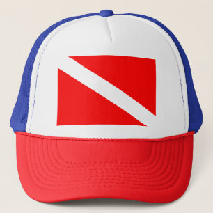 Boné Esportes de mergulho, American Diver Down Flag SCU
