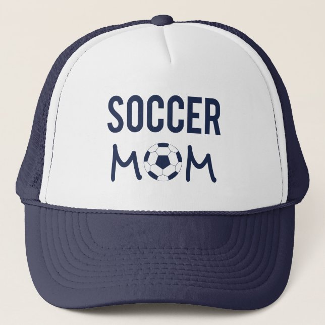 Boné Esportivo Zazzle Mãe de Futebol (Frente)