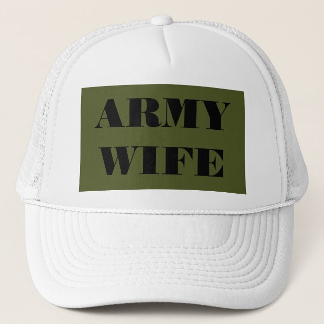 Boné Esposa do Exército do Hat (Frente)