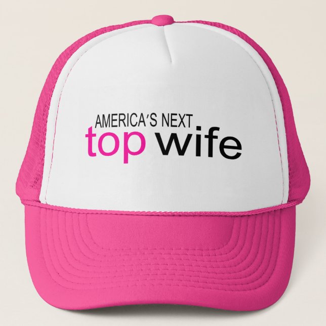 Boné Esposa superior seguinte de Americas da noiva (Frente)