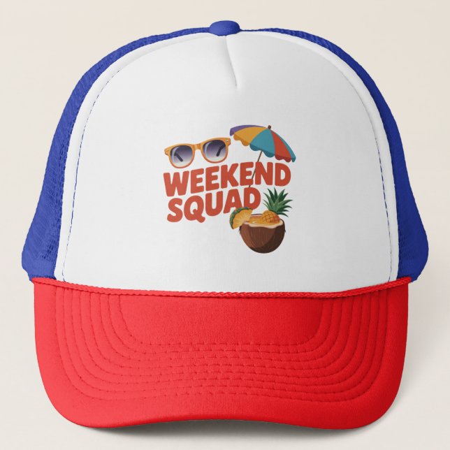 Boné Esquadrão de Fim de Semana (Frente)