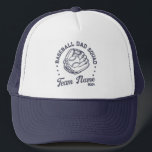 Boné Esquadrão de Pai de Baseball Personalizado com Núm<br><div class="desc">Elevem seu estilo de dia de jogo com nosso chapéu 'Baseball Mãe Squad', agora personalizável com o nome e o número da equipe! Perfeito para suportar o seu pequeno enrolador no diamante ou no aplausos em cada jogada na tee-ball ou no softball. Junte-se ao esquadrão e mostre seu espírito de...</div>