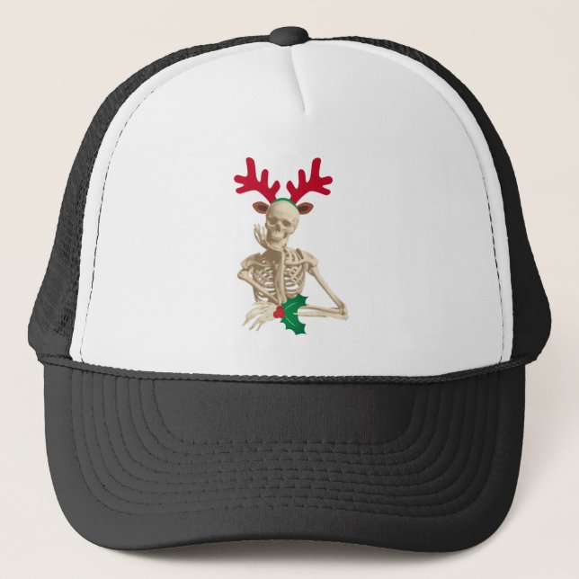 Boné esqueleto pesadelo natal (Frente)