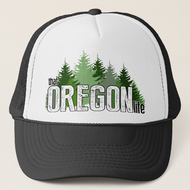 Boné Esse chapéu do camionista da vida de Oregon (Frente)