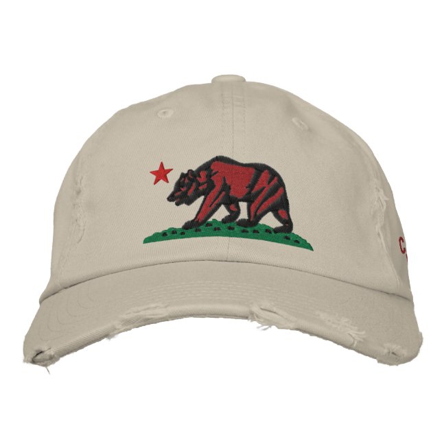 BONÉ essencial da REPÚBLICA DA CALIFÓRNIA BEAR (Frente)