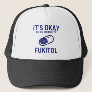 Boné Está bem, estou a 500 mg de Fukitol