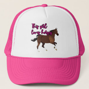 Boné Esta Garota Adora Cavalos