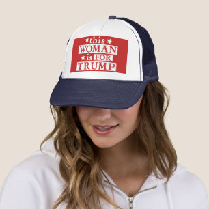Boné esta mulher é para Trump Hat