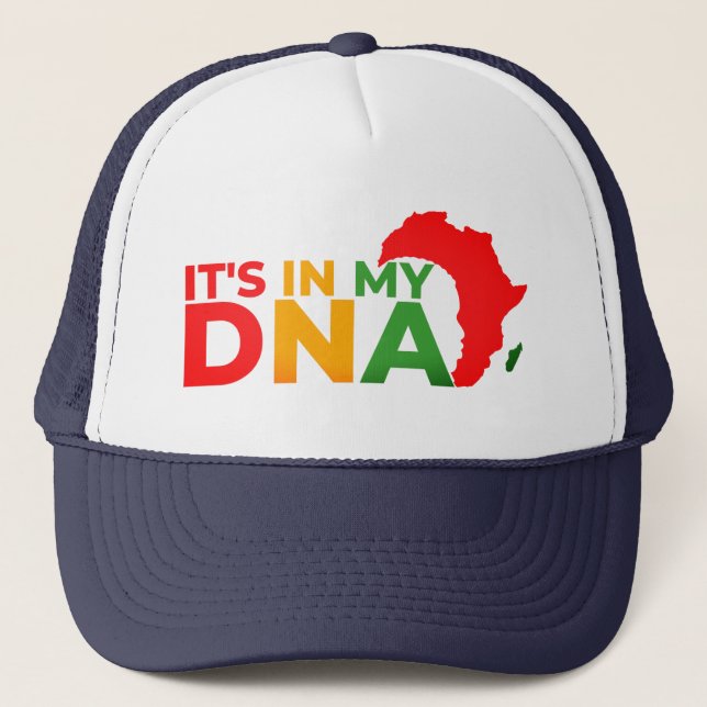 Boné Está no meu DNA - Mês da História Negra (Frente)