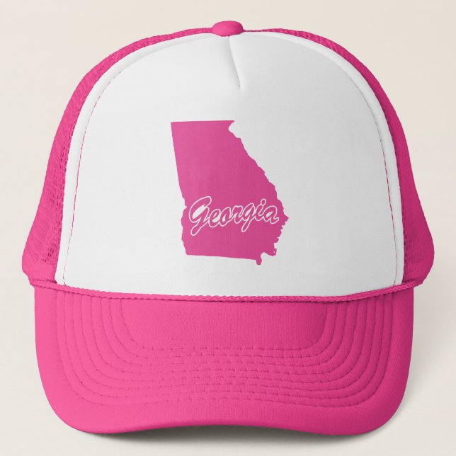 Boné Estado Da Geórgia - Shape Trucker Hat (Frente)