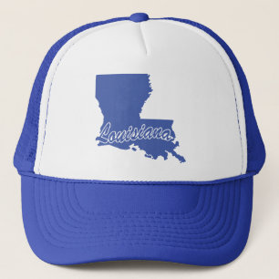 Boné Estado De Louisiana Shape Trucker Hat