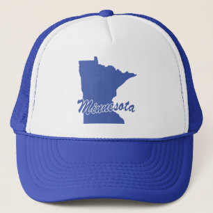Boné Estado De Minnesota Shape Trucker Hat