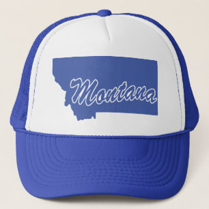 Boné Estado De Montana Shape Trucker Hat