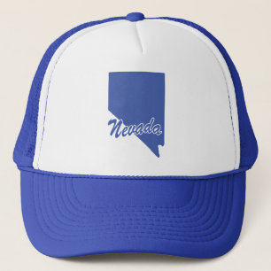 Boné Estado De Nevada Shape Trucker Hat