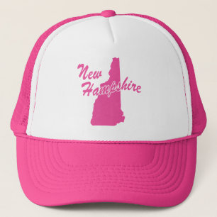 Boné Estado De New Hampshire Shape Trucker Hat