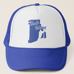Boné Estado De Rhode Island Shape Trucker Hat