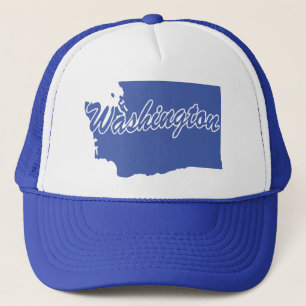 Boné Estado De Washington Shape Trucker Hat