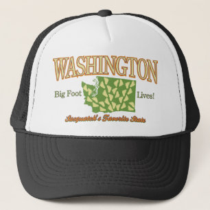 Boné Estado de Washington - Vidas do Pé Grande!