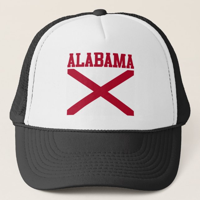 Boné Estado do Alabama Flag Hat (Frente)