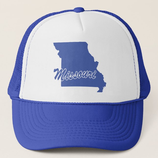 Boné Estado Do Missouri Shape Trucker Hat (Frente)