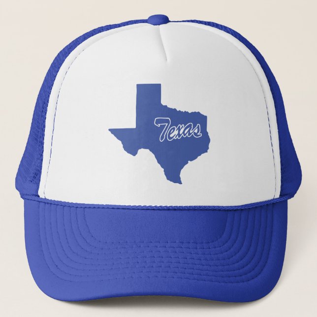 Boné Estado Do Texas Shape Trucker Hat (Frente)