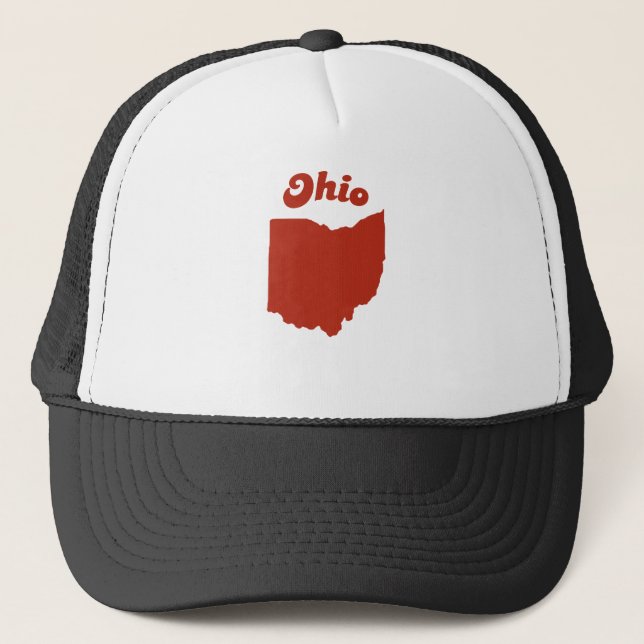 Boné Estado do vermelho de OHIO (Frente)