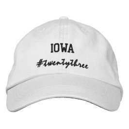 Boné Estado dos EUA Iowa Hashtag 2023